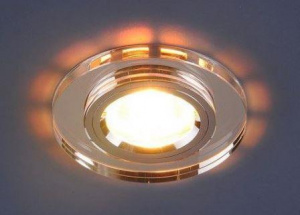 Светильник MR16 встраив.(8060 YL/GD зеркальный/золото) Elektrostandard