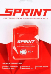 Нить уплотнительная Sprint 50м Сантехмастер