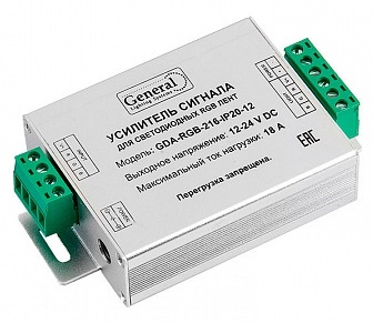 Усилитель 216W GDA-RGB-216-IP20-12 18А General
