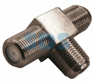 Переходник соединитель x3 гнезда F (F-тройник) PROconnect