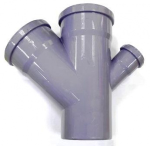 Крестовина в/к Дн110/110/50х45гр Valfex