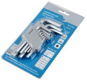 Набор имбусовых ключей TORX 9шт. Hardax