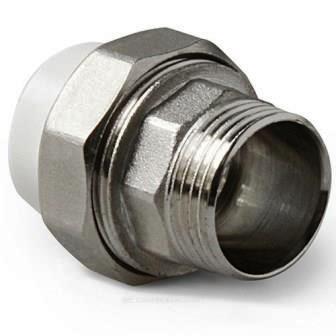 Американка PPR 20х1/2" НР белая Valfex