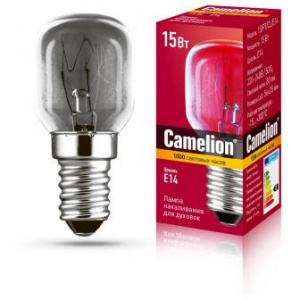Лампа накаливания Е14 15Вт для духовок Camelion