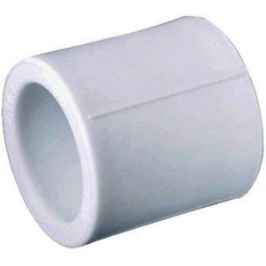 Муфта PP-R Дн40 белая AQUALINK